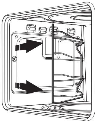 SMEG ALFA43XMF - Removing the tray support frames - 1