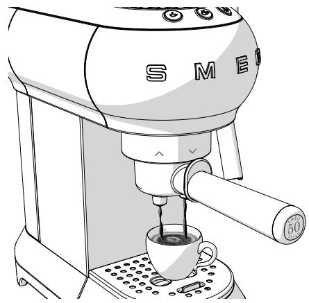 SMEG ECF01RDEU - Ground coffee: - 5