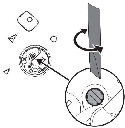 SMEG GKOC64NLK - Adjusting the minimum setting for natural or town gas - 2