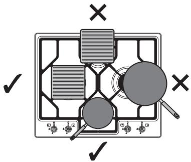SMEG GKOC64NLK - Practical tips for using the hob - 2