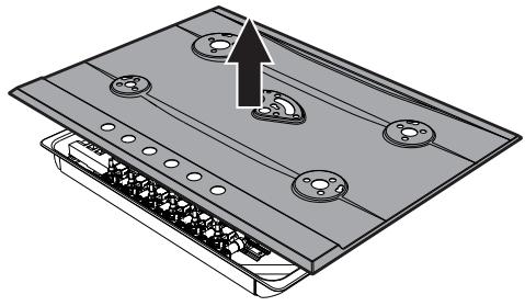 SMEG P1752XNLK - Removing the hob top - 6