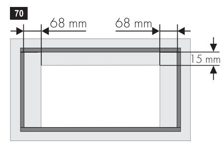 SMEG P1752XNLK - Hob seal - 2