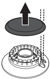 SMEG P1752XNLK - Correct positioning of the flame-spreader crowns and burner caps - 2