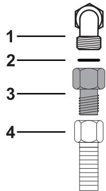 SMEG P1752XNLK - Connection with a steel hose with conical fitting - 1
