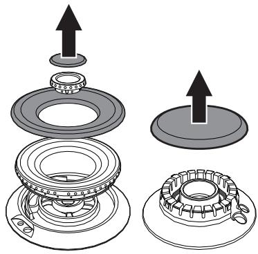 SMEG P1752XNLK - Removing the hob top - 2