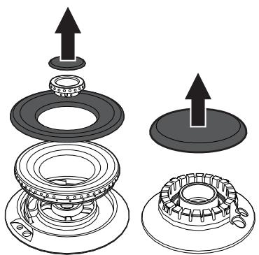 SMEG P261XGHNLK - Removing the hob top - 2