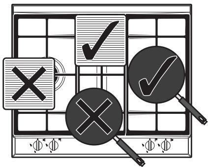 SMEG P272XGHNLK - Cookware diameters: - 1