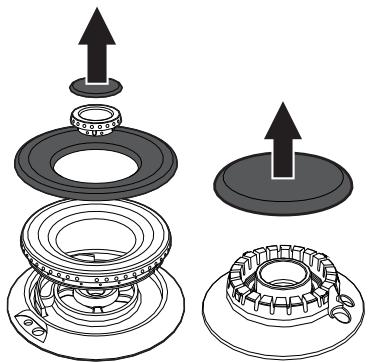 SMEG P272XGHNLK - Removing the hob top - 2