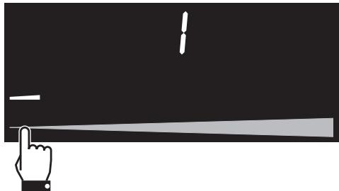 SMEG PM3621WLD - Adjusting the cooking zone - 1