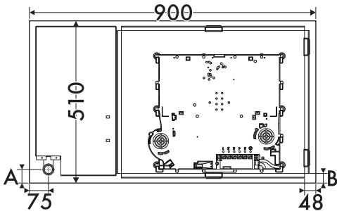 SMEG PM3621WLD - Section cut from the countertop - 6
