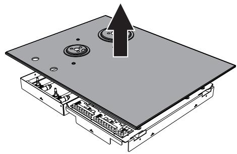 SMEG PM3621WLD - Removing the hob top - 15