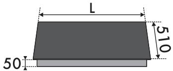 SMEG PM3621WLD - Section cut from the countertop - 2