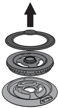 SMEG PM3621WLD - Removing the hob top - 7
