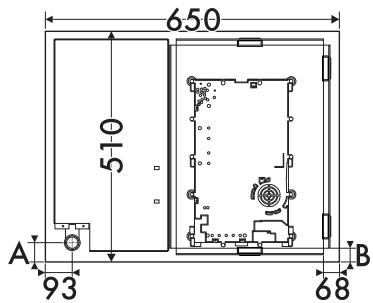 SMEG PM3621WLD - Section cut from the countertop - 4