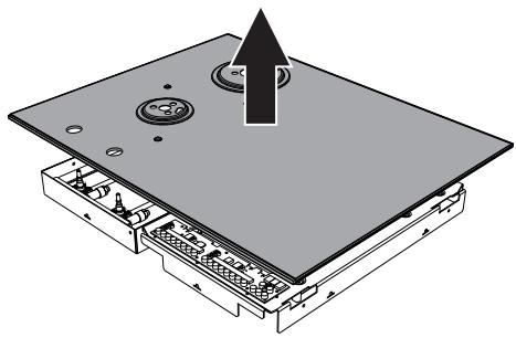 SMEG PM3721WLD - Removing the hob top - 11