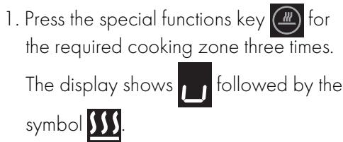 SMEG PM3721WLD - Simmering function - 2