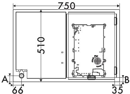 SMEG PM3721WLD - Appliance dimensions (mm) - 2