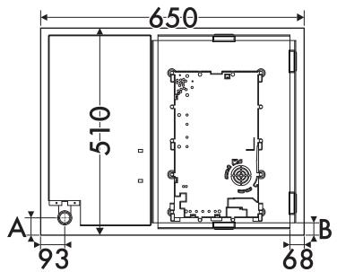 SMEG PM6721WLDR - Section cut from the countertop - 4