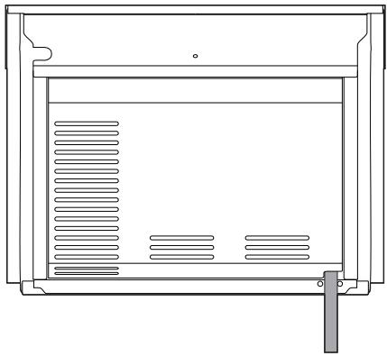 SMEG SF4390VCX1 - Position of the power cable - 1