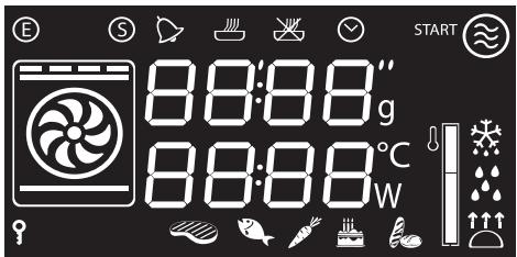 E S 88:88" g 88:88°C W START