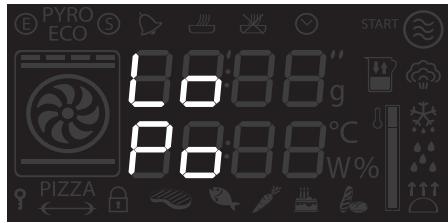 PYRO ECO 8:00" P0:00" START PIZZA W%