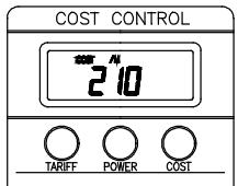 LA CROSSE TECHNOLOGY RS-3362 - USING THE COST CONTROL - 2