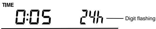 LA CROSSE TECHNOLOGY WS1600 - 12/24 HOUR TIME DISPLAY SETTING: - 1