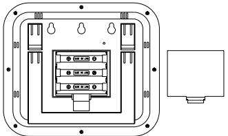 LA CROSSE TECHNOLOGY WS1600 - HOW TO INSTALL AND REPLACE THE BATTERIES INTO THE WEATHER STATION - 1
