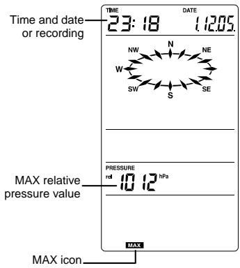 LA CROSSE TECHNOLOGY WS1600 - Min outdoor temperature with the date and time of recording - 4