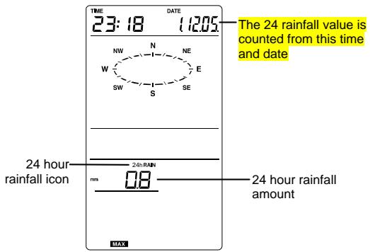 LA CROSSE TECHNOLOGY WS1700 - VIEWING THE MAXIMUM/ MINIMUM WEATHER DATA - 8