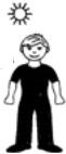 LA CROSSE TECHNOLOGY WS260 - The weather forecast icons (Weather man): - 2