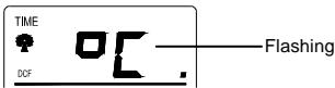 LA CROSSE TECHNOLOGY WS7018 - C/F TEMPERATURE DISPLAY SETTING - 1