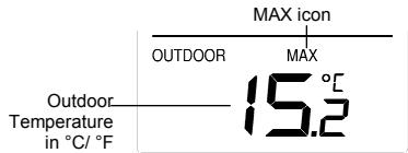 LA CROSSE TECHNOLOGY WS7394 - OUTDOOR TEMPERATURE - 1