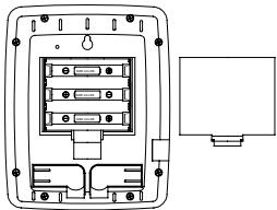 LA CROSSE TECHNOLOGY WS8610 - HOW TO INSTALL AND REPLACE BATTERIES IN THE TEMPERATURE STATION - 1