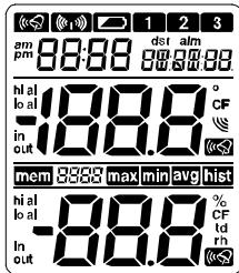 LA CROSSE TECHNOLOGY WS8610 - CLEARING ALL DATA AND SETTINGS OF THE TEMPERATURE STATION FROM THE PERMANENT MEMORY (FACTORY RESET) - 2