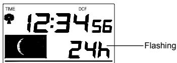 LA CROSSE TECHNOLOGY WS9032 - 12/24-HOUR FORMAT SETTING: - 1