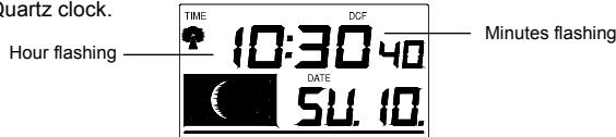 LA CROSSE TECHNOLOGY WS9032 - MANUAL TIME SETTING: - 1