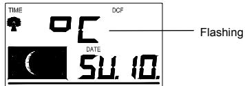LA CROSSE TECHNOLOGY WS9032 - ^ C / F TEMPERATURE SETTING: - 1