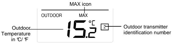 LA CROSSE TECHNOLOGY WS9039 - OUTDOOR TEMPERATURE - 1