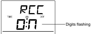 LA CROSSE TECHNOLOGY WS9039 - TIME RECEPTION ON/OFF SETTING: - 1