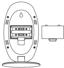 LA CROSSE TECHNOLOGY WS9131 - HOW TO INSTALL AND REPLACE BATTERIES IN THE TEMPERATURE STATION - 1