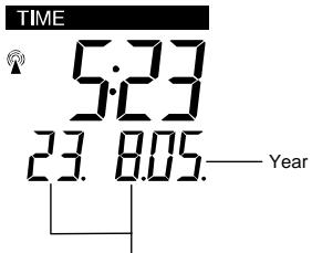 LA CROSSE TECHNOLOGY WS9611 - CALENDAR SETTING - 1