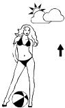 LA CROSSE TECHNOLOGY WS9711 - The weather forecast icons (Weather girl): - 6