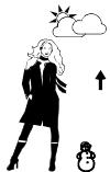 LA CROSSE TECHNOLOGY WS9711 - The weather forecast icons (Weather girl): - 10