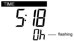 LA CROSSE TECHNOLOGY WS9711 - TIME ZONE SETTING: - 1