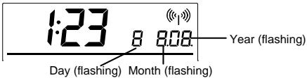 LA CROSSE TECHNOLOGY WS9090 - CALENDAR SETTING - 1