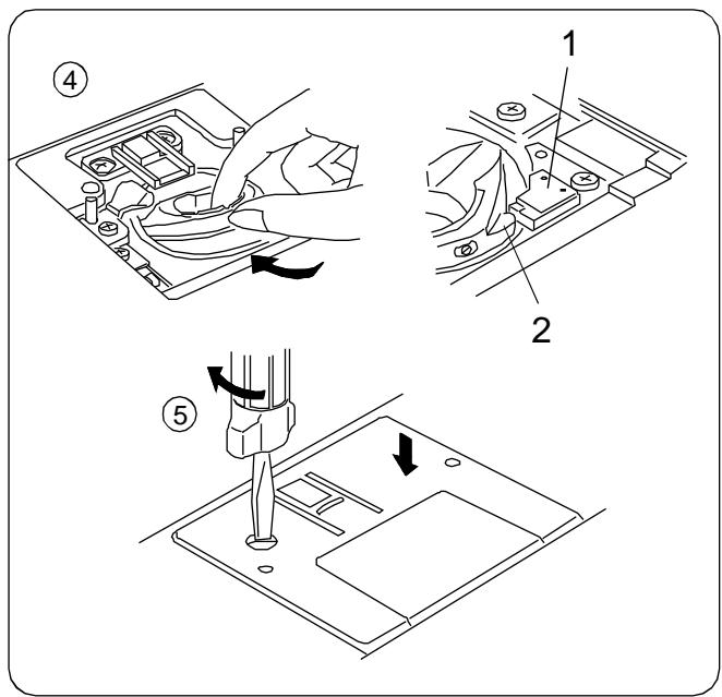 ELNA 6001 - Cleaning the Hook Area and Feed Dog - 2