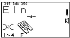 ELNA 7200 - Reset Combined Sequence to Beginning of Incomplete Stitch - 12