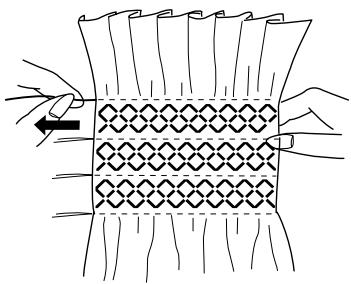 ELNA 7200 - Drawn Work - 5