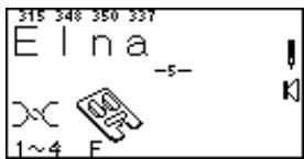 ELNA 7200 - Reset Combined Sequence to Beginning of Incomplete Stitch - 16